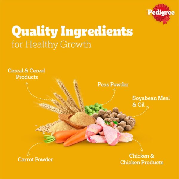 Pedigree Adult Dry Dog Food – Chicken & Vegetables (20kg) – Complete & Balanced Nutrition for Your Furry Friend! - Image 2