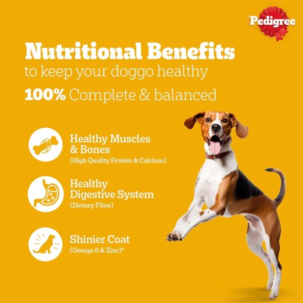 Pedigree Adult Dry Dog Food – Chicken & Vegetables (20kg) – Complete & Balanced Nutrition for Your Furry Friend! - Image 3