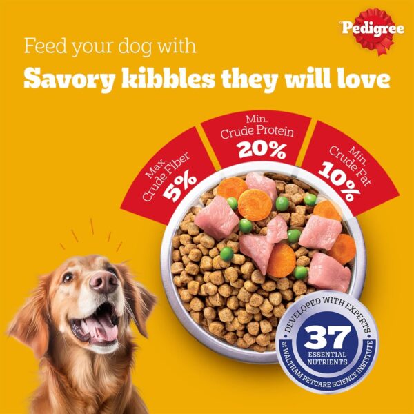 Pedigree Adult Dry Dog Food – Chicken & Vegetables (20kg) – Complete & Balanced Nutrition for Your Furry Friend! - Image 4